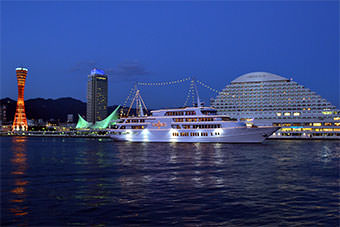 神戸メリケンパークの夜景
