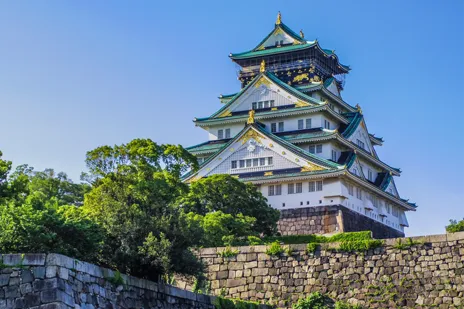 Osaka castle tower